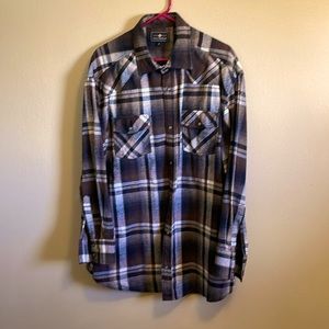 Falcon bay brown men’s flannel shirt